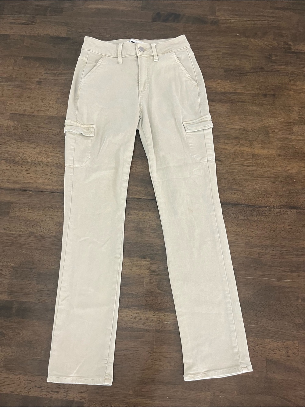 PAIGE Jolie Straight Leg Jogger Vintage Warm Sand Cotton Blend Womens Sz 24 - Picture 3 of 12